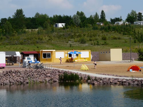 Geiseltalsee Strand Stöbnitz