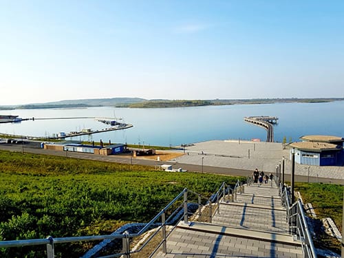 Geiseltalsee Seebrücke Braunsbedra